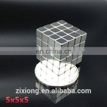 5x5x5 mm N52 Strong Rare Earth cube square Neodymium Magnets Permanent Magnet