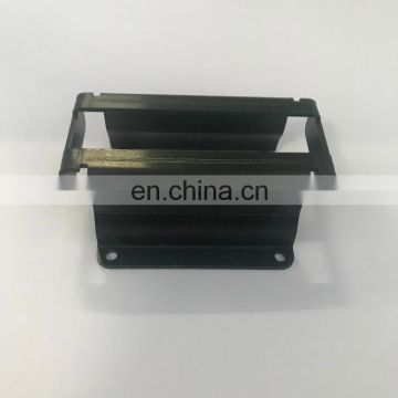 OEM laser cutting aluminum anodizing black industry mounting clip