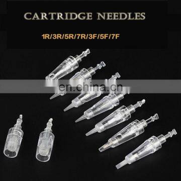 Free Shipping ( Bayonet ) Cartridge Makeup Needles Permanent Makeup Needles For Eyebrow Lips Tattoo Maachine