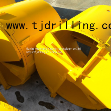 Double Cut Cleaning Bucket 800mm Used for Deep Foundation Piling Wo