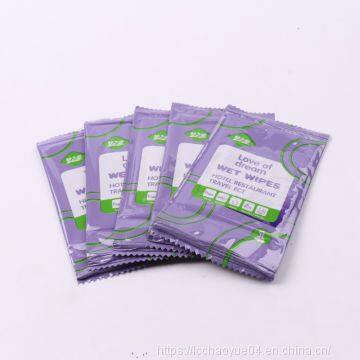 Individual Package Travel Hotel Restaurant Wet Wipes photo-3