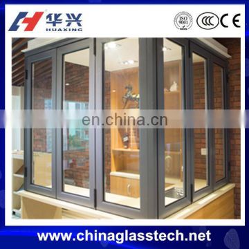 CE approved anti-aging clear glass aluminum alloy profile corner window