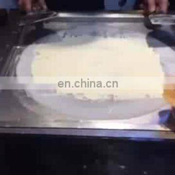 America Canada Franchises CE approved 55cm single round pan stir thai fried fry ice cream roll machine