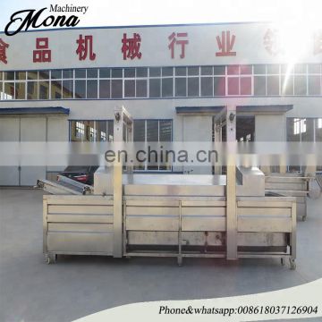 Newly designed automatic donut fryer|automatic fruit chips fryer/ continuous frying line