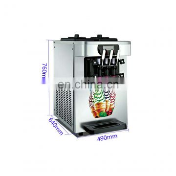 soft ice cream machine/ ice cream frenzy with factory price