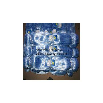 0.20mm Monofilament Fish Nets, Blue Color, Best Quality in Markets. Double Knot,high Breaking Strenght With Best Price