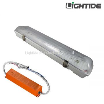 20W 2ft Linear led Vapor proof Light Emergency Backup, Ni-MH 90min. 100-277vac, 5yrs Warranty