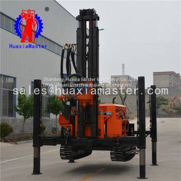 Pneumatic drilling machine / 200 m tracked pneumatic well drilling rig