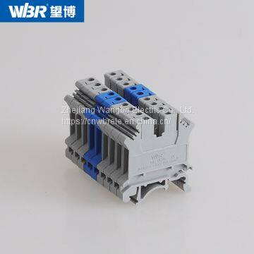 DIN Rail Terminal Blocks Threaded Current TerminalUK6N Screw Connector photo-5