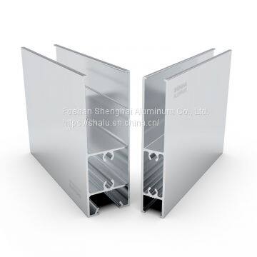 Alloy extruded aluminum profile for window and door aluminum guide rail