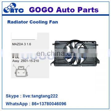 Radiator A/C Cooling Fan for MAZDA 3 1.6 OEM Z601-15-210