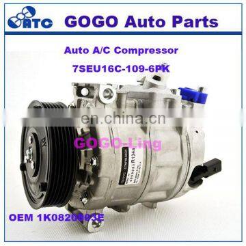 GOGO 7SEU16C Auto A/C Compressor for SKODA OCTAVIA 2004-2010 OEM :1K0820803E 1K0820859M, 1K0820859S, 1K0820859C