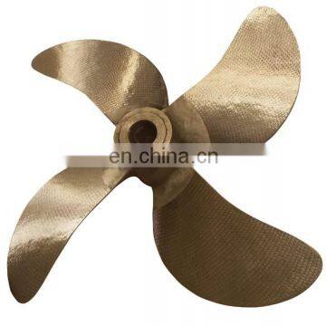 fixed pitch 4 blade commercial boat propeller