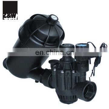 Plastic Irrigation Solenoid Electric Valve 1.5 Inch 11/2" With Flow Control 150P Latching AC DC 24V Screen Disc Filter Set photo-6