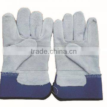 HIGH QUALITY WESTERN EUROPE Double Palm Work Gloves Safety Gloves Leather photo-4