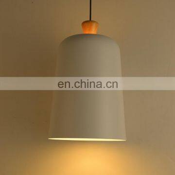 E27 Lamp Holder Pendant Ceiling Lamp Lighting Led Aluminum Droplight With Wood photo-4