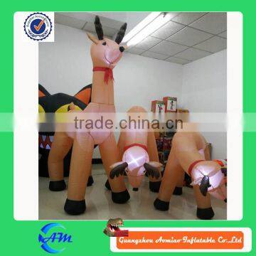 inflatable moose inflatable deer with lights inside inflatable lighting decoration