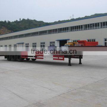 Dongfeng EQ9400TPBL tri-axle flatbed semi-trailer for sales LW