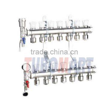 Floor Heating Systems manifold Type brass water manifold