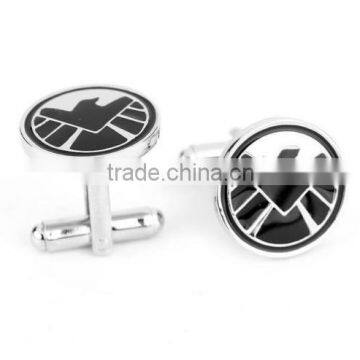 Aegis Board Shield cufflinks Avengers Captain America Shield Cufflinks