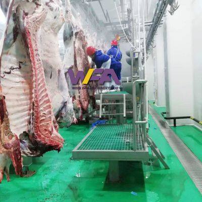 cattle slaughter line abattoir equipment slaughtering line butcher machine bleeding conveyor