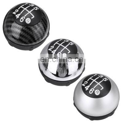 5 Speed 6 Speed Car Styling Gear Shift Knob Lever Shifter Gear Knob Hand Ball For Fiat 500 2012 2013 2014 2015 2016 2017 2018