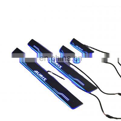 Led Door Sill Plate Strip step light door decoration step for toyota auris dynamic sequential style