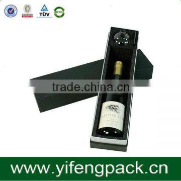 Hot Sale Leather Wine Bottle Holder Gift Box For Single Bottle With Wine Tool Set photo-3