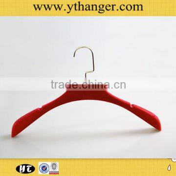 Flocked Velvet Plastic Hanger for Clothes Supplier's Choice photo-3
