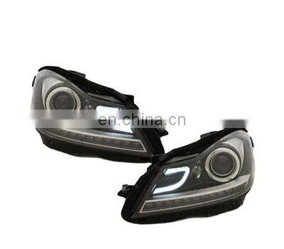 Teambill headlight  for Mercedes W204 for original C-class  head lamp 2012-2014 headlamp, auto car front head light lamp