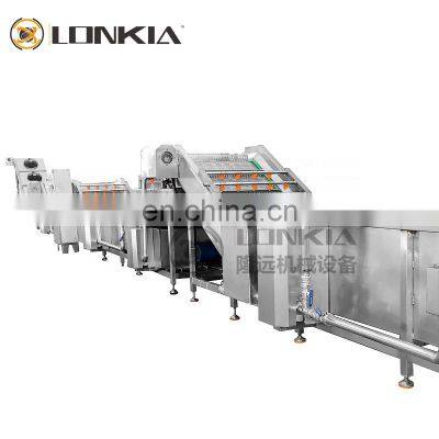 Lonkia Industrial Automation Fruit Mango Vegetable Okra Spinach Air Bubble Washing Machine photo-3