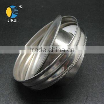 2016 Factory Customized 70mm Silver Cocktail Shaker Stainless Steel Lid for Mason Jar photo-5