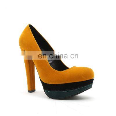 ladies elegant color and design high heel platform sandals shoes women heels platform