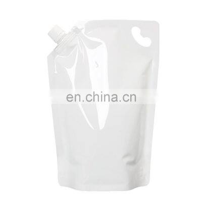 Custom environmental protection transparent packaging wholesale containing biodegradation certificate to drink bag