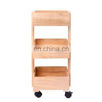 K&B Cheap Wholesale New Wood Modern and Elegant Drinks Trolley Vintage photo-3