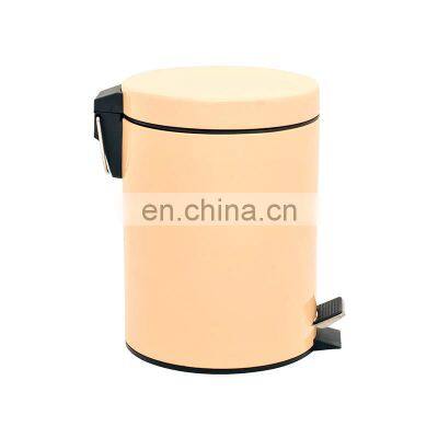 Порошковое покрытие для декора интерьера, мягко закрывающийся нержавеющий стальной мусорный бак для кухни и ванной комнаты photo-3