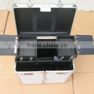 Aluminum100% sale service practical tool case with drawers made in China