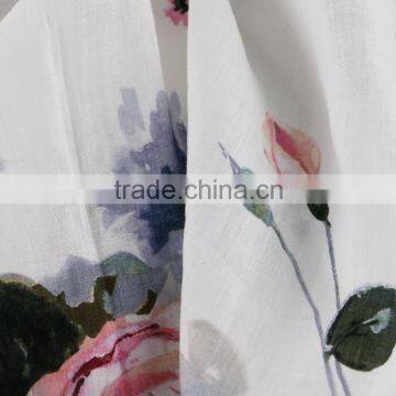 17*21 Printed Linen Fabric,linen Fabric for Women's Dress & Blouse,100% Linen Fabric photo-2