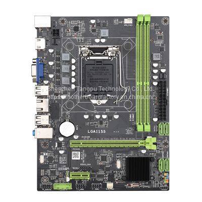 H61 Motherboard 1155 Pin 100 Megabytes DDR3 H61 Motherboard Boxed Computer Desktop Motherboard