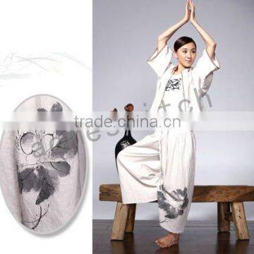 New style linen yoga wear for women