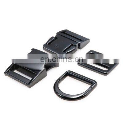 25mm Black color Metal Dog Buckle Metal Buckle for Pet Collar