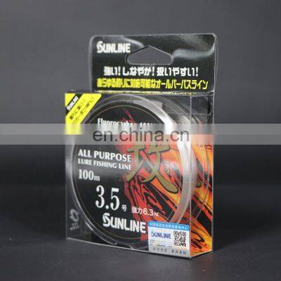 High Strength Attack 100m Carbon Line Transparent Fishing Lines For Seawater / Fresh Water photo-5