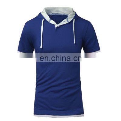 latest Design custom print t shirts with hood polo shirts for men