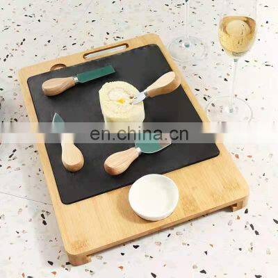 Useful Slide Out Drawer Bamboo Cutting Board Granite Bamboo Cheese Board Kitchen Knives Chopping Blocks