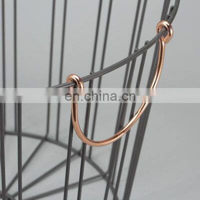 Household Metal Basket With Handle for Sundries photo-4