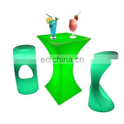 waterproof wedding party table high colorful wine round chair bar stool round restaurant bar counter