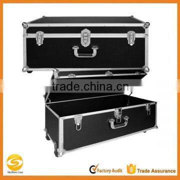 14 x 30 x 16 Inches Locking Extra-Large Storage Chest with Wheels,rolling aluminum dj flight case,tool box flight case