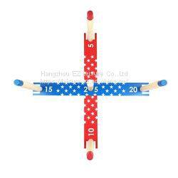 Wooden Ring Toss Game Set Fun Quoits Game photo-3