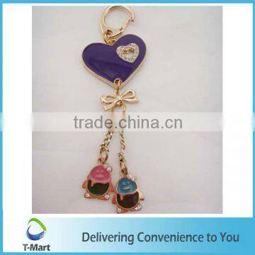 New Design Purple Heart Shaped Pendant design for bags, clothings, belts and all decoration