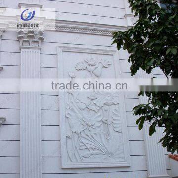 Waterproof and fireproof exterior stone relief wall